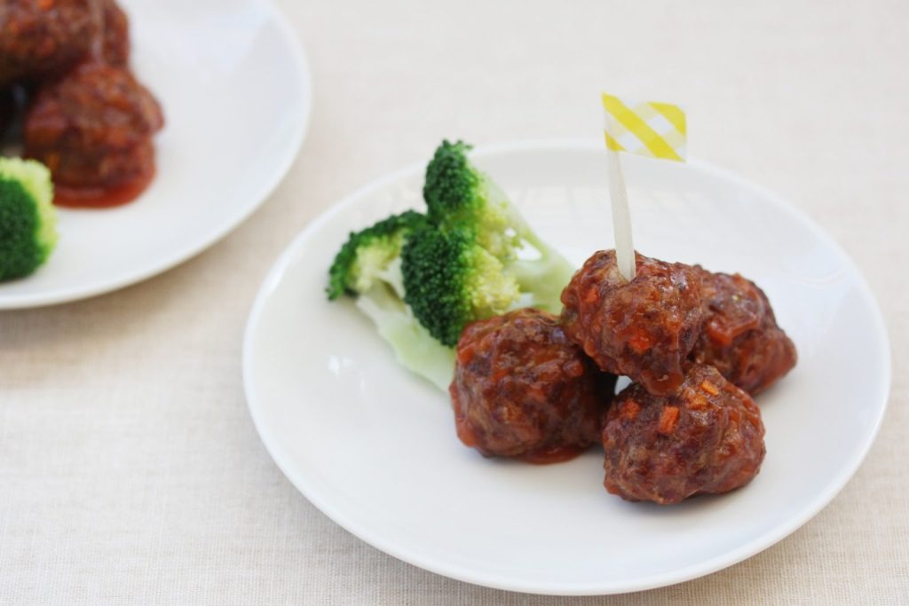 人参ミートボール甘酢あん