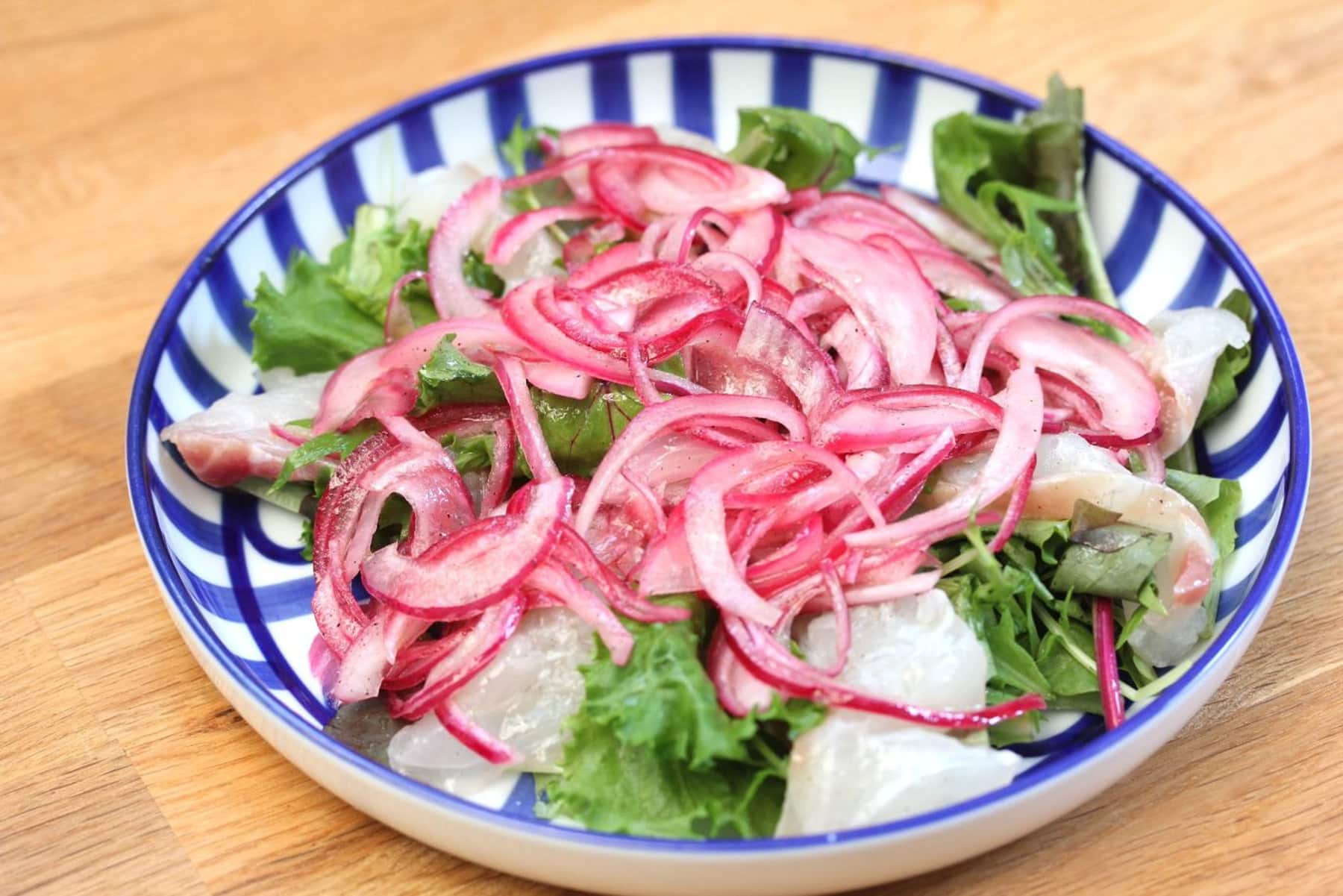 お刺身カルパッチョ風サラダ
