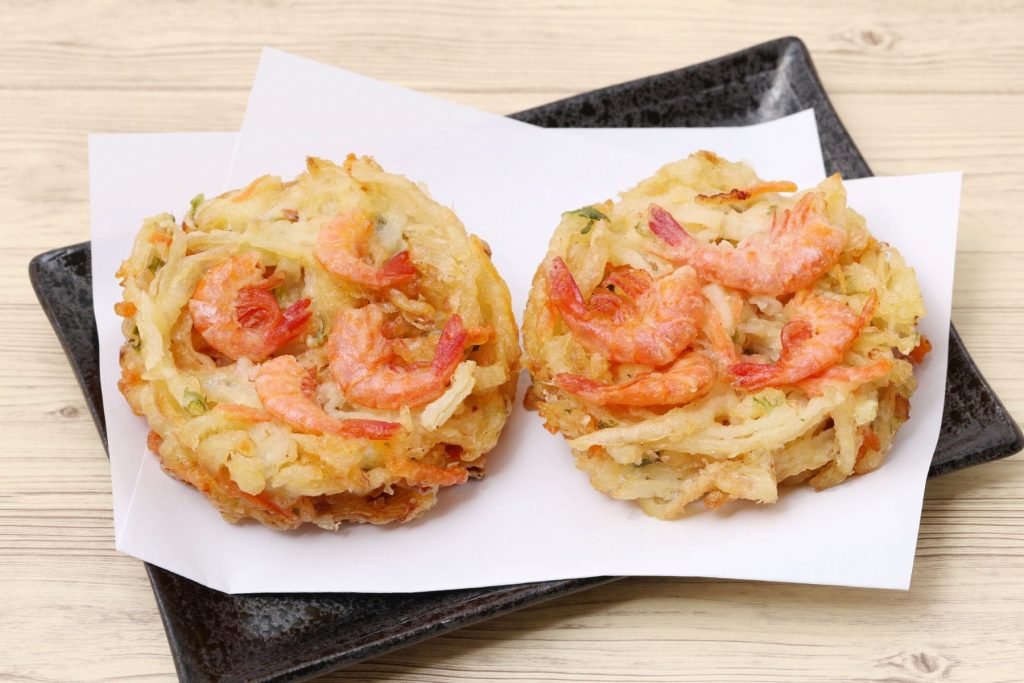 桜えびと玉ねぎのかき揚げ