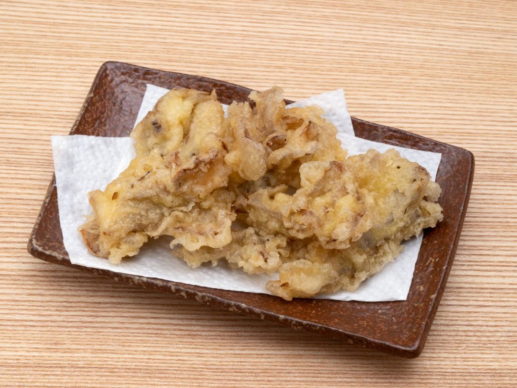 マイタケの天ぷら