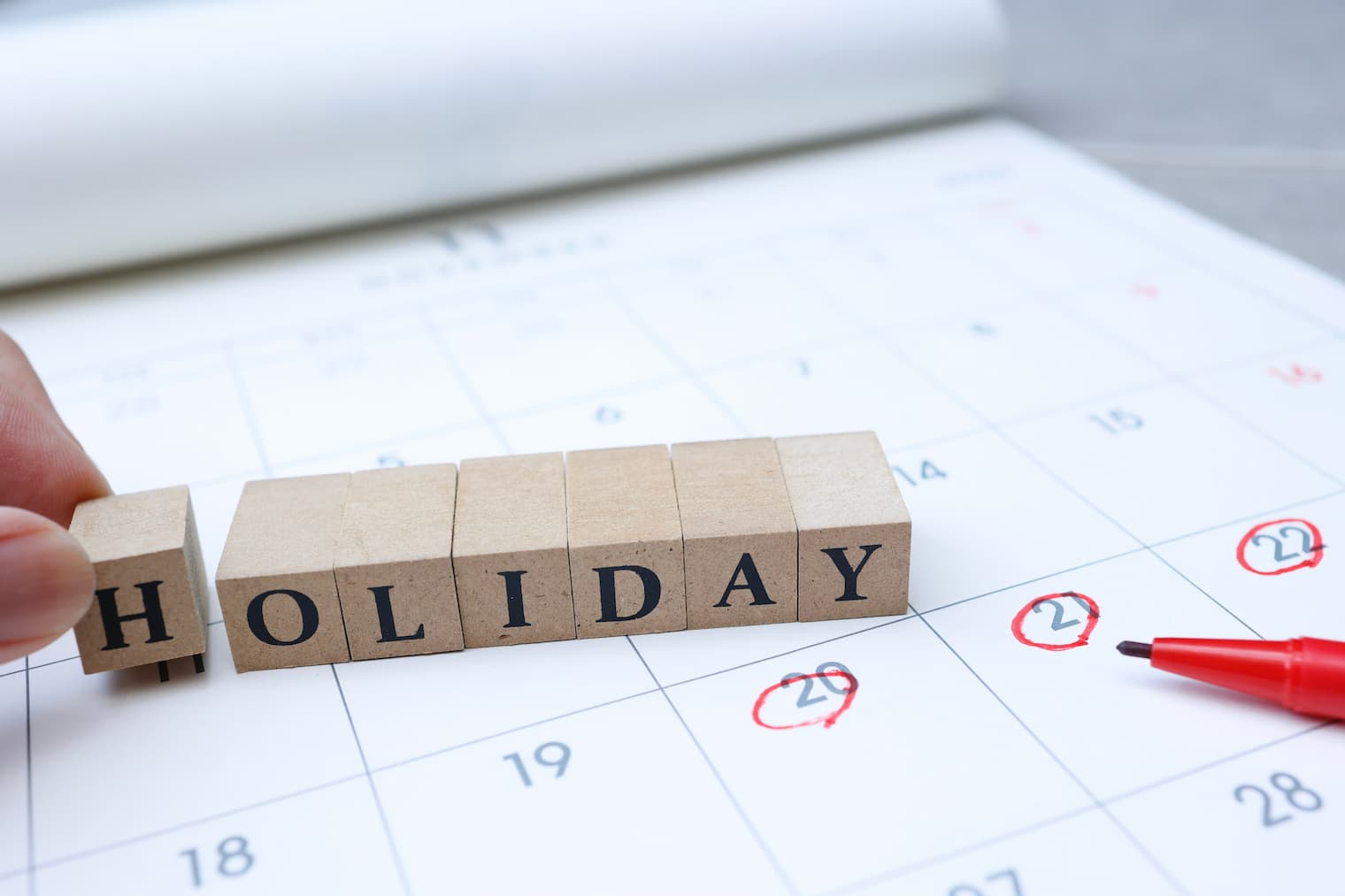 年末年始休業期間