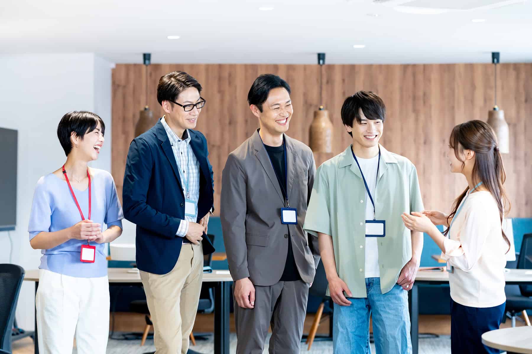 退職前の会話風景