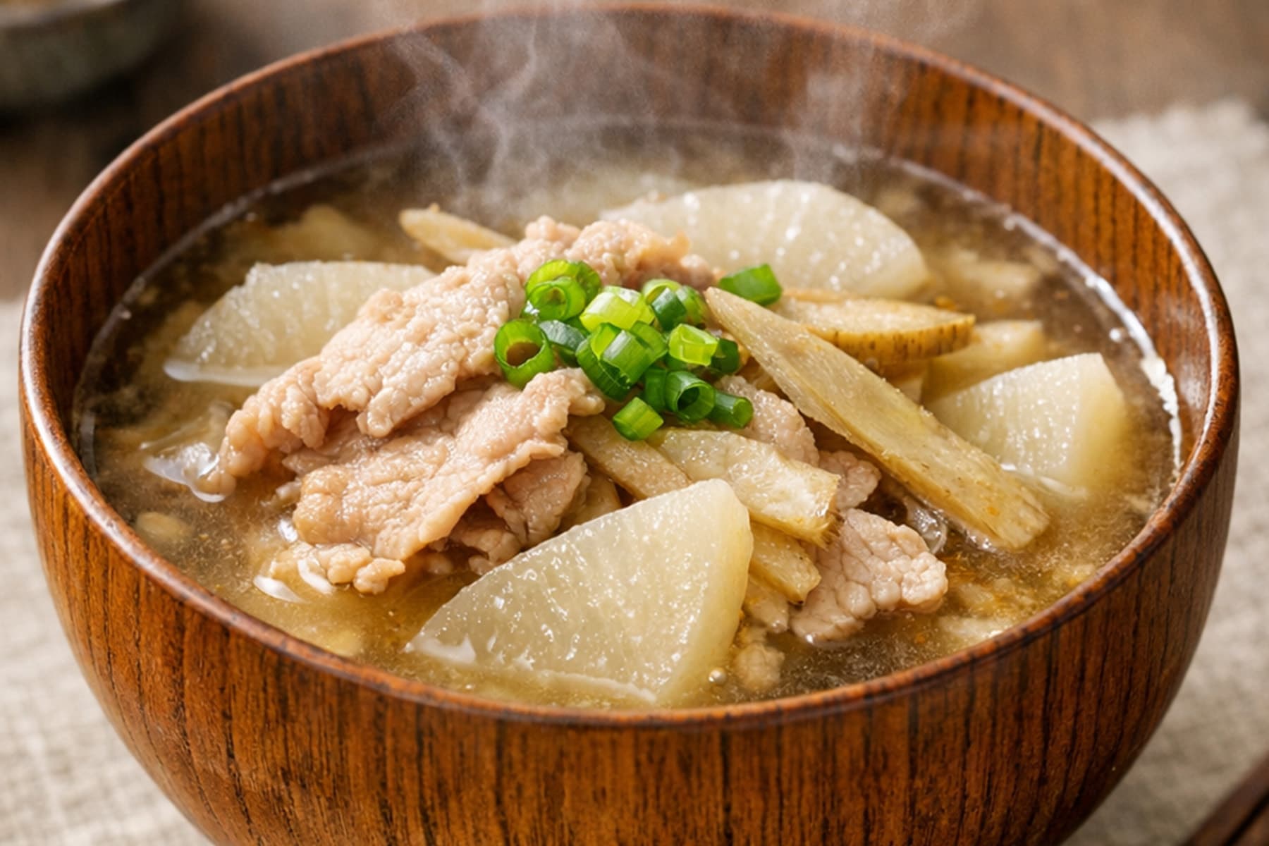 豚肉 × ごぼう × 大根