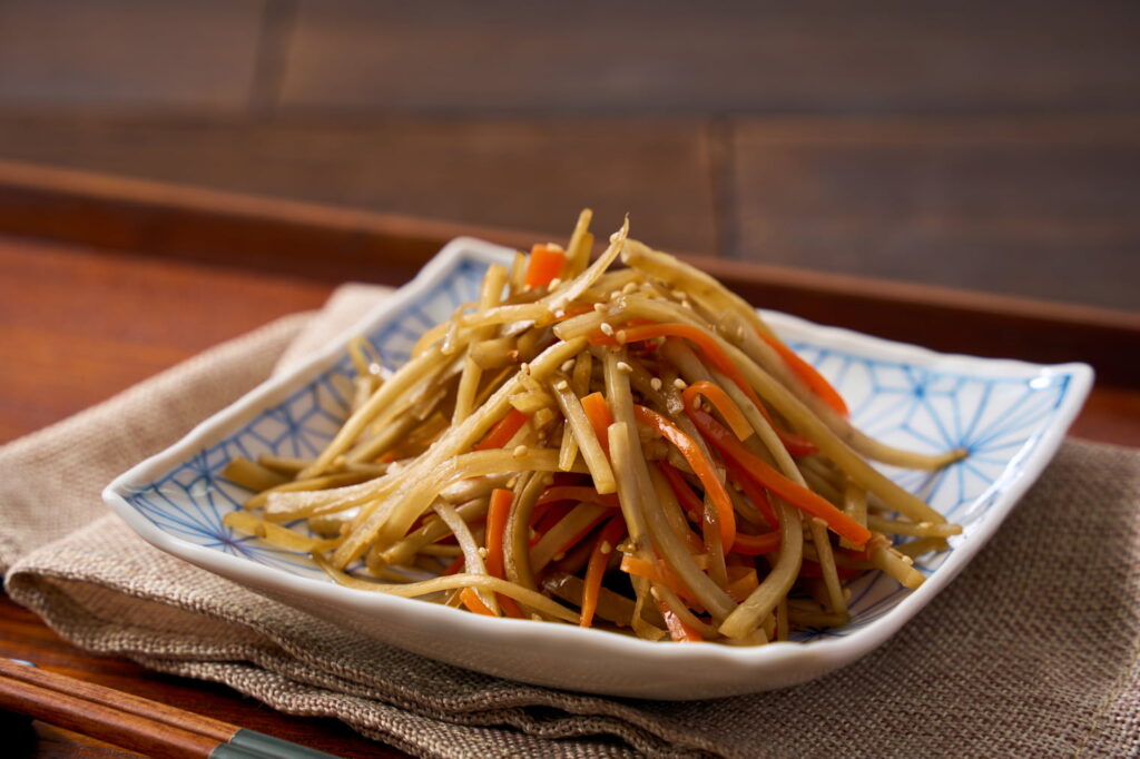 ごぼうとにんじんのキンピラ