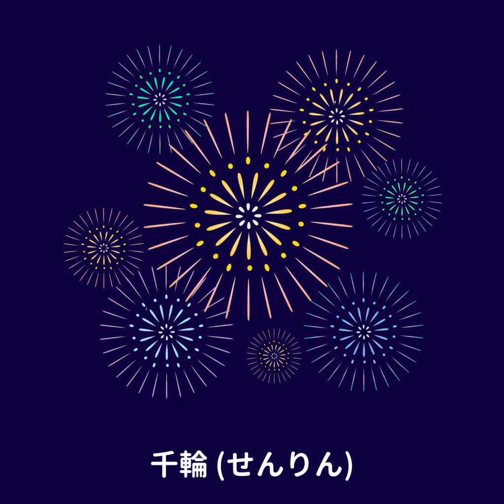 千輪の打ち上げ花火
