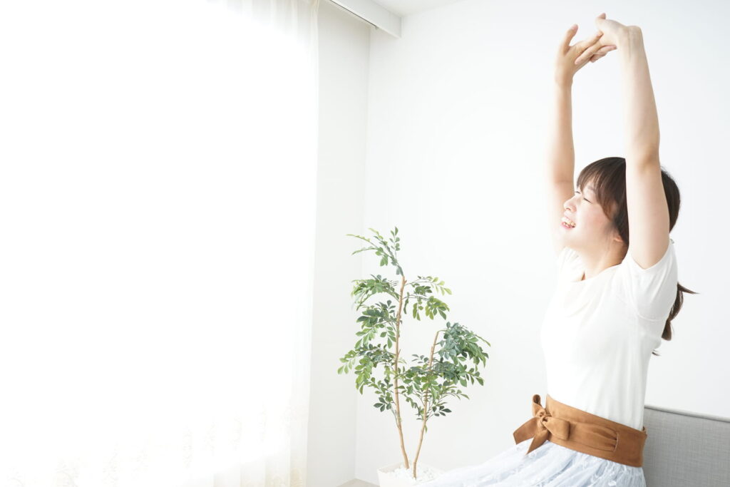 体を動かす習慣がない