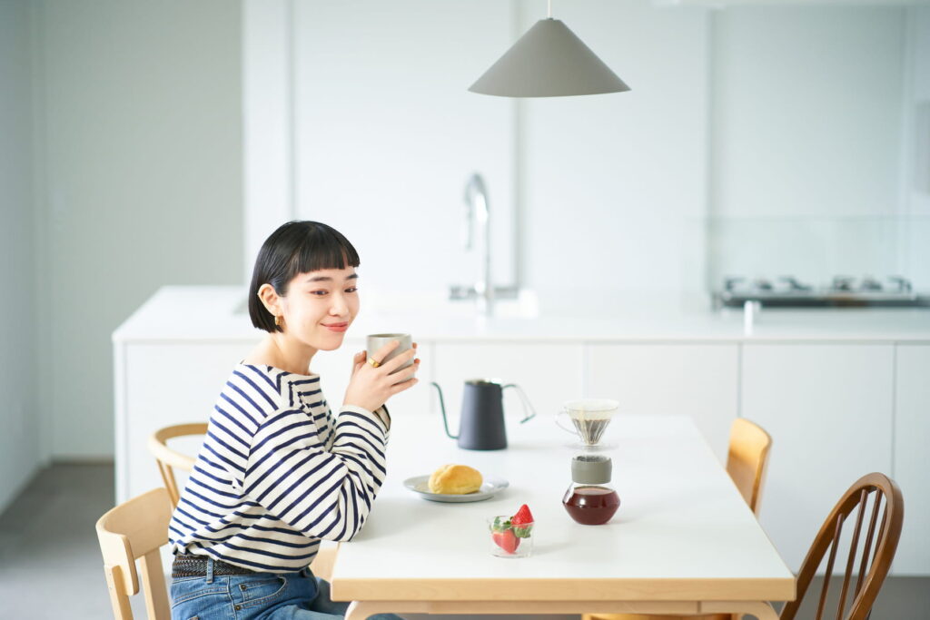 飲み物は温かいものを選ぶ